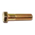 Midwest Fastener Grade 8, 5/8"-18 Hex Head Cap Screw, Zinc Yellow Steel, 2-1/2 in L, 4 PK 71223